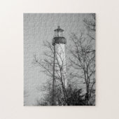 Cape May Light b/w Puzzle (Vertikal)