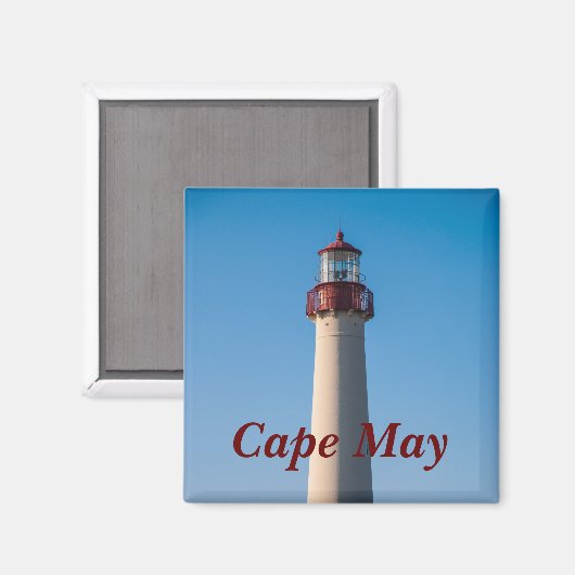Cape May Light Magnet (Vorderseite/Rückseite)