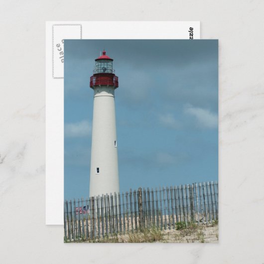 Cape May Light Postkarte (Vorne/Hinten)