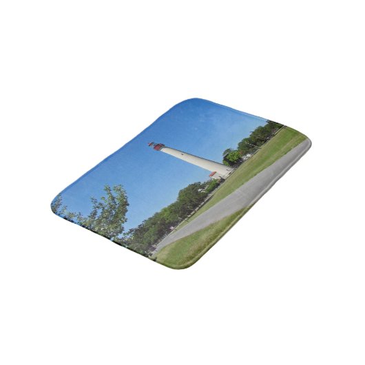 Cape May Lighthouse Badematte (Schrägansicht)