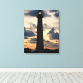Cape May Lighthouse bei Sunset Leinwand (Insitu (Holzboden))