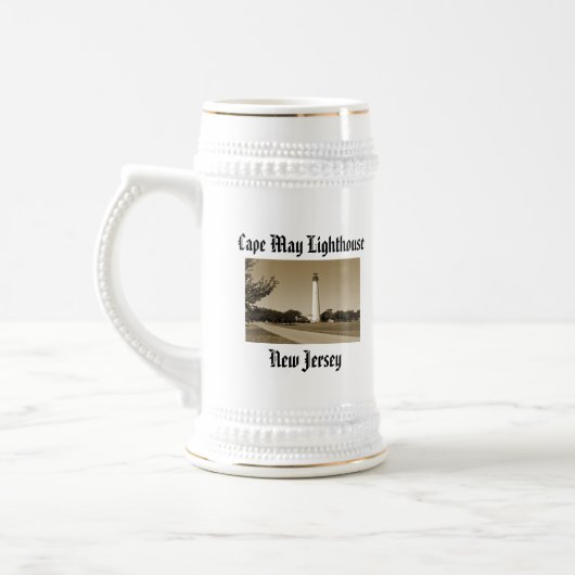 Cape May Lighthouse Bierglas (Links)