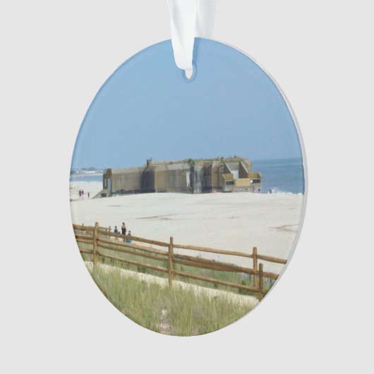 Cape May Lighthouse & Bunker Ornament (Vorderseite)