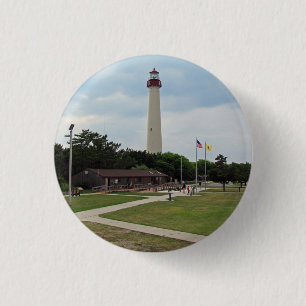 Cape May Lighthouse Button