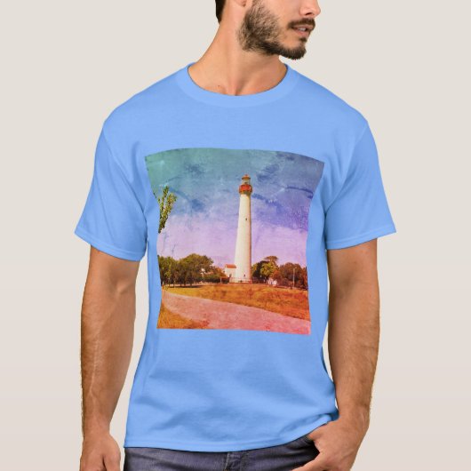 Cape May Lighthouse Canvas Print T-Shirt (Vorderseite)