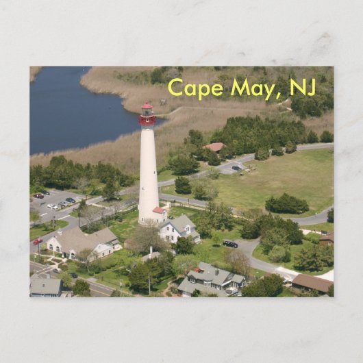 Cape May Lighthouse, Cape May, NJ Postkarte (Vorderseite)