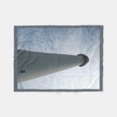 Cape May Lighthouse Fleecedecke (Vorderseite (Horizontal))