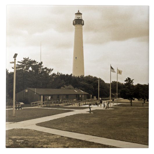 Cape May Lighthouse Fliese (Vorderseite)