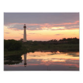 Cape May Lighthouse Foto Print (Vorne)