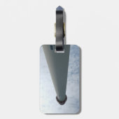 Cape May Lighthouse Gepäckanhänger (Rückseite vertikal)