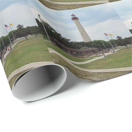Cape May Lighthouse Geschenkpapier (Rolleneckpunkt)