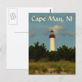 Cape May Lighthouse Grußkarte/Postkarte Postkarte (Vorne/Hinten)