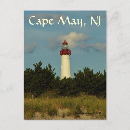 Cape May Lighthouse Grußkarte/Postkarte Postkarte (Vorderseite)