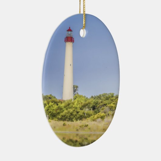 Cape May Lighthouse Keramikornament (Rechts)