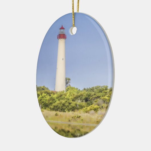 Cape May Lighthouse Keramikornament (Links)