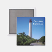 Cape May Lighthouse Magnet (Vorderseite/Rückseite)
