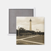Cape May Lighthouse Magnet (Vorderseite/Rückseite)