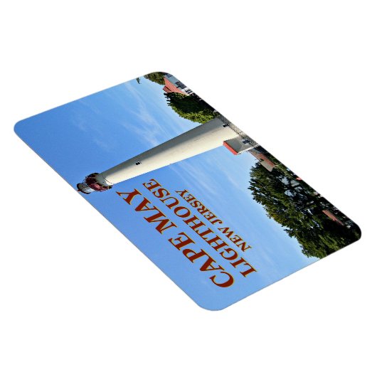 Cape May Lighthouse, New Jersey Flexi Magnet (Rechte Seite)