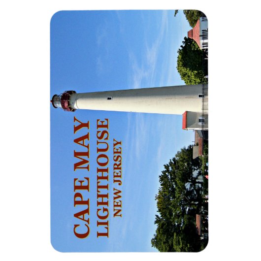 Cape May Lighthouse, New Jersey Flexi Magnet (Vertikal)