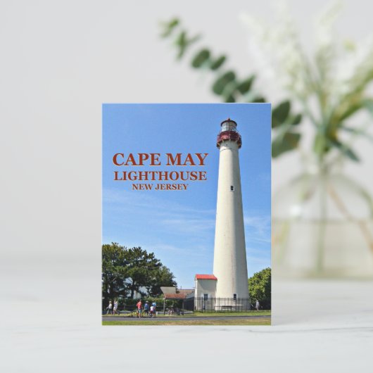 Cape May Lighthouse, New Jersey Postcard Postkarte (Stehend Vorderseite)
