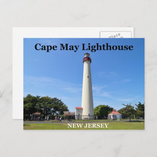 Cape May Lighthouse, New Jersey Postcard Postkarte (Vorne/Hinten)