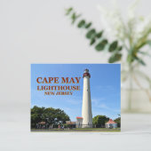 Cape May Lighthouse, New Jersey Postcard Postkarte (Stehend Vorderseite)