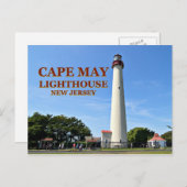 Cape May Lighthouse, New Jersey Postcard Postkarte (Vorne/Hinten)
