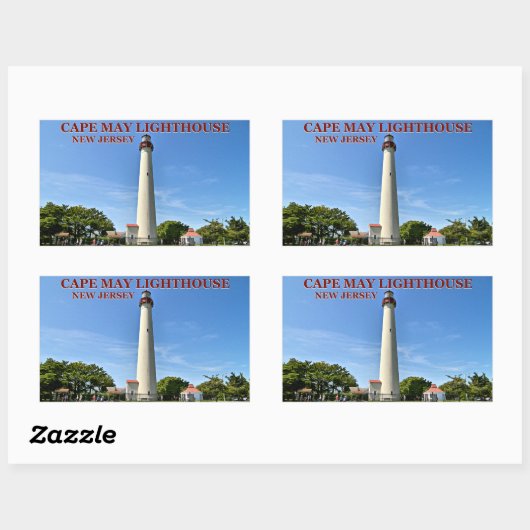 Cape May Lighthouse, New Jersey Stickers (Blatt)