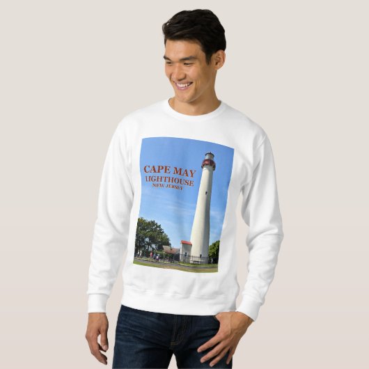 Cape May Lighthouse, New Jersey Sweatshirt (Vorne ganz)