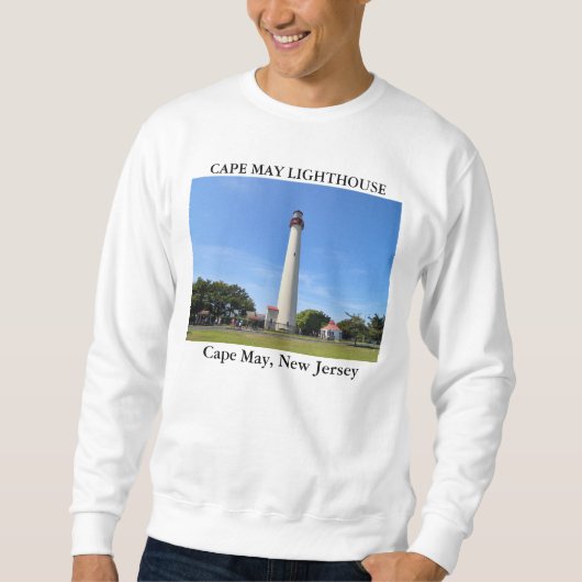 Cape May Lighthouse, New Jersey Sweatshirt (Vorderseite)