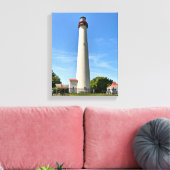Cape May Lighthouse, New Jersey Wrapped Canvas Leinwanddruck (Insitu (Wohnzimmer))