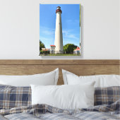 Cape May Lighthouse, New Jersey Wrapped Canvas Leinwanddruck (Insitu (Schlafzimmer))