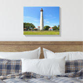 Cape May Lighthouse, New Jersey Wrapped Canvas Leinwanddruck (Insitu (Schlafzimmer))