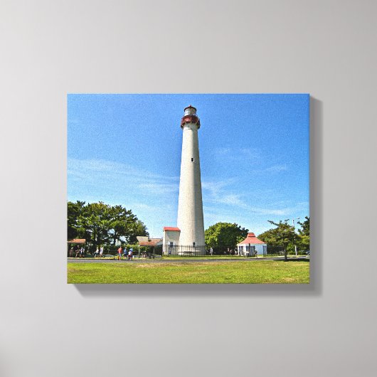Cape May Lighthouse, New Jersey Wrapped Canvas Leinwanddruck (Vorderseite)