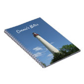 Cape May Lighthouse New Jersey Writing Journal Notizblock (Rechte Seite)