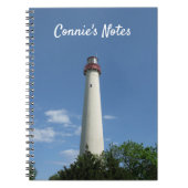 Cape May Lighthouse New Jersey Writing Journal Notizblock (Vorderseite)