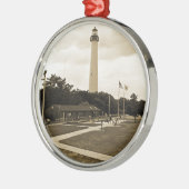 Cape May Lighthouse Ornament Aus Metall (Links)
