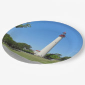 Cape May Lighthouse Pappteller (Schrägansicht)