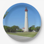 Cape May Lighthouse Pappteller (Vorderseite)