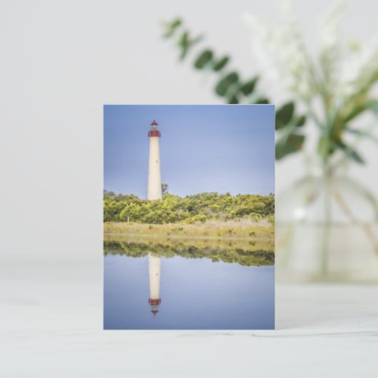 Cape May Lighthouse Postcard Postkarte (Stehend Vorderseite)