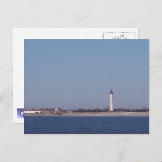 Cape May Lighthouse Postcard Postkarte (Vorne/Hinten)