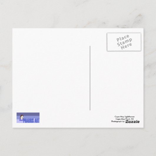 Cape May Lighthouse Postcard Postkarte (Rückseite)