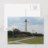 Cape May Lighthouse Postkarte (Vorne/Hinten)