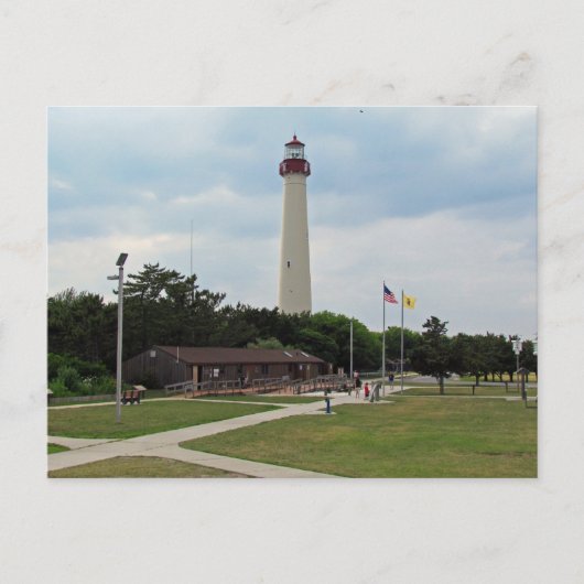 Cape May Lighthouse Postkarte (Vorderseite)