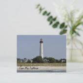 Cape May Lighthouse Postkarte (Stehend Vorderseite)