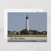 Cape May Lighthouse Postkarte (Vorne/Hinten)