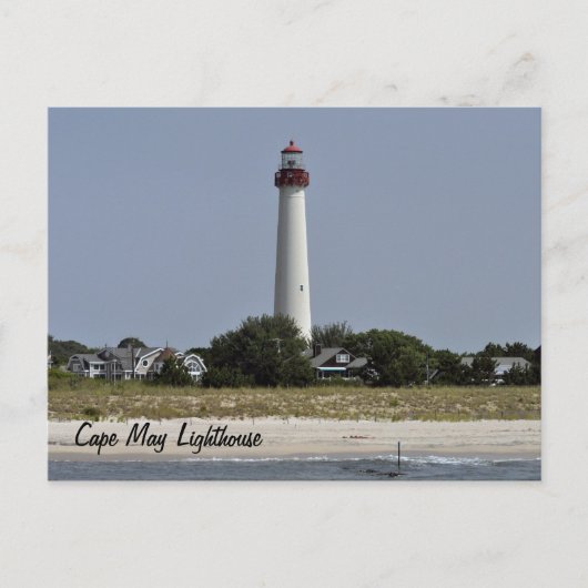 Cape May Lighthouse Postkarte (Vorderseite)
