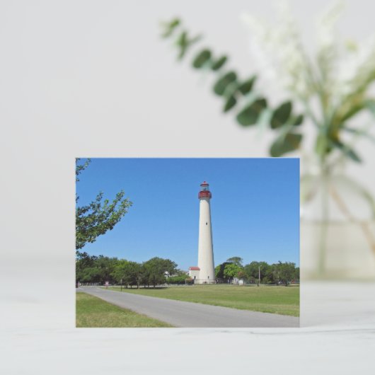 Cape May Lighthouse Postkarte (Stehend Vorderseite)