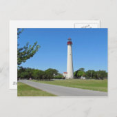 Cape May Lighthouse Postkarte (Vorne/Hinten)