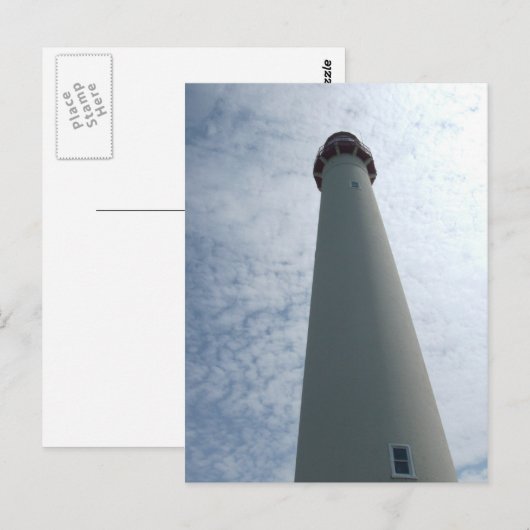 Cape May Lighthouse Postkarte (Vorne/Hinten)